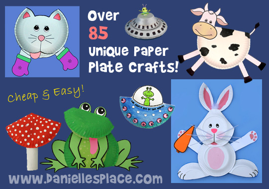 Paper Plate Crafts for Kids from www.daniellesplace.com