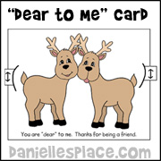 "You're dear to me" Activity Sheet for Sunday School from www.daniellesplace.com