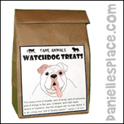 Dog Treat Bag Craft for Sunday School