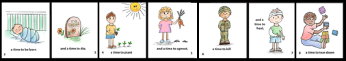 Ecclesiastes Printable Book Craft for Sunday School