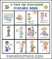 "A Time for Everything" Printable Book