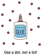 read for school glue activity sheet