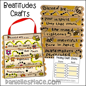 Beatitude Crafts for Sunday School