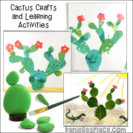 Cactus Crafts and Learning Activities for Children
