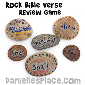 Rock Bible Verse Review Game