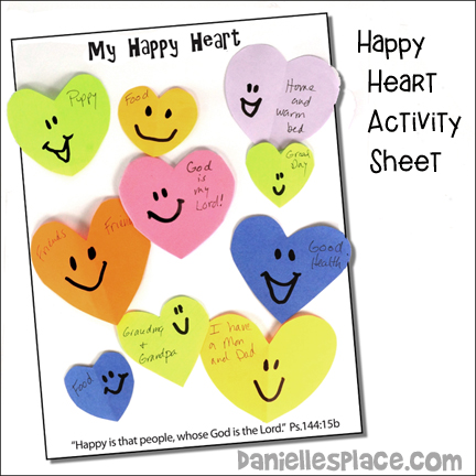 Happy Heart Activity Sheet Page 10