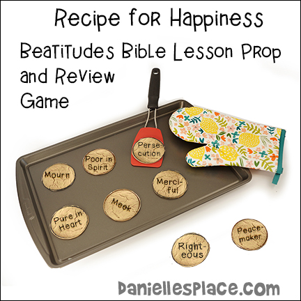 Cookie Baking Bible Lesson Prop and Bible Verse Review Game
