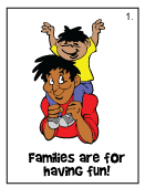 God Gives Us Families Printable Book for children