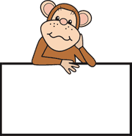 monkey clipart 6