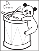 Letter D Printable Activity Sheet