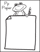 ABC Letter P Printable Activity Sheet