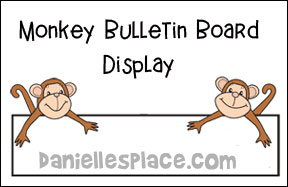 Monkey Bulletin Board Display