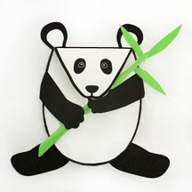 panda bear card craft for kids