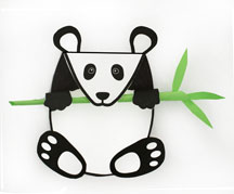  panda bear card craft 2