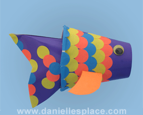 Craft Ideas  Paper Cups on Fish Puppet Made From Paper Cups
