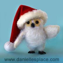 Felted Owl Craft www.daniellesplace.com