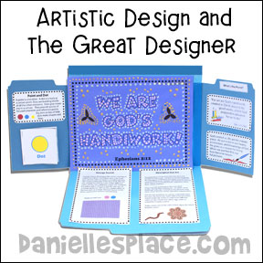 Artistic Design and the Great Designer Home school lessons www.daniellesplace.com