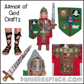 armor of god crafts www.daniellesplace.com