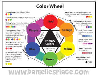 Color Wheel www.daniellesplace.com