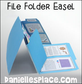 file folder easel www.daniellesplace.com