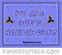 Bible Verse Dot Craft- Christian Art Lessons for Children from www.daniellesplace.com