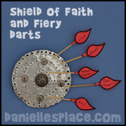 Shield and Fiery Darts Craft