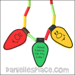 Christmas Light Necklace