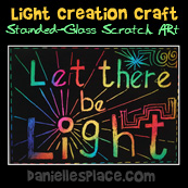 Let there be light Creation Craft from www.daniellesplacee.com