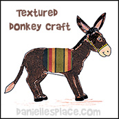 Textured donkey craft