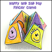 Sad and Happy Game Paper Craft