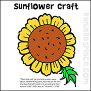 Sunflower Picture Craft