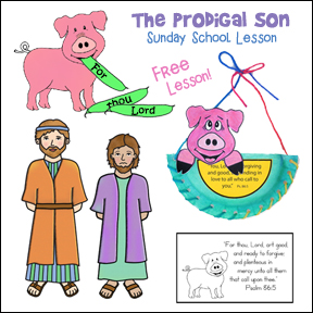 Free Prodigal Son Sunday School lesson from www.daniellesplace.com