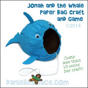 Jonah and the Whale Paper Bag Craft and Game