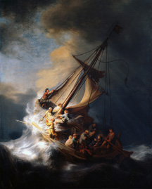 Rembrandt's Christ in the Storm on the Lake of Galilee