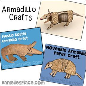 Armadillo Crafts and Learning Activities from www.daniellesplace.com