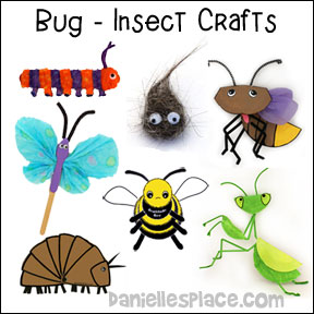 Bug Crafts and Learning Activities from www.daniellesplace.com