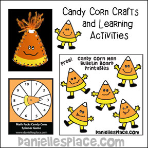 Candy Corn Crafts and Leaning Activities for Kids from www.daniellesplace.com
