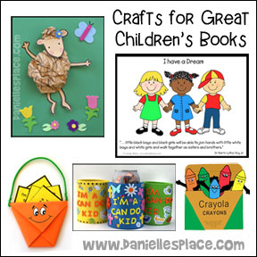 Crafts for Great Children's Books from www.daniellesplace.com