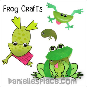 Frog Crafts and Learning Activities from www.daniellesplace.com where learning is fun!
