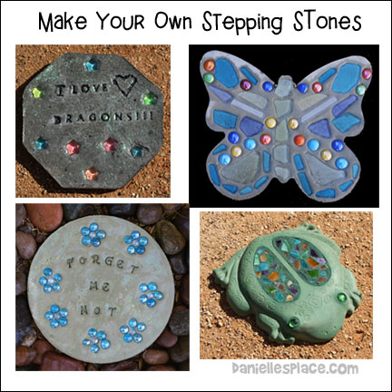 Make your own stepping stones.