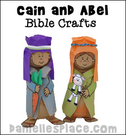 Bible Lessons for Children - Cain and Abel Sunday School Lesson from www.daniellesplace.com