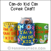 Can-do Can Craft for Joshua Bible Lesson from www.daniellesplace.com
