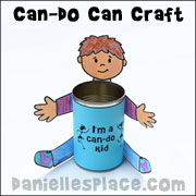 Can-Do Craft for Joshua Bible Lesson