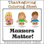 Manners Matter! Coloring Sheet