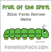 Fruit of the Spirit Bible Verse Review Game