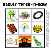 Easter Three-in-a-Row Game for Children's Ministry