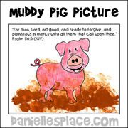 muddy pig picture