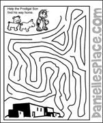 prodigal son activity sheet