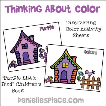 Thinking About Color - Coloring Activity Sheet from www.daniellesplace.com