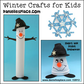 Winter Crafts for Kids from www.daniellesplace.com